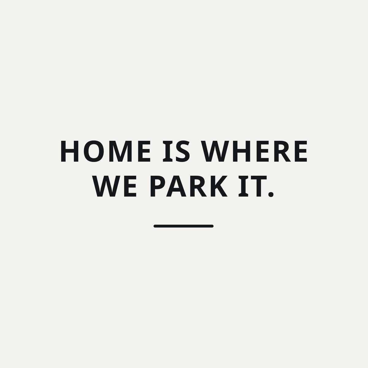 Sticker Home is where we park it.