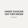 Sticker Unser Zuhause hat vier Räder